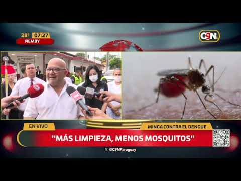 Minga ambiental contra el dengue en Ñemby: Más limpieza, menos mosquitos