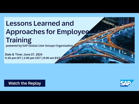 Lessons Learned and Approaches for Employee Training I Move to Cloud ERP I 24.06.27