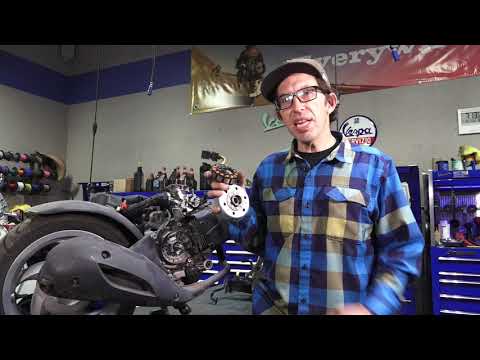 How to replace a Stator & Flywheel on a Modern Vespa ET4, LX150 or GT200