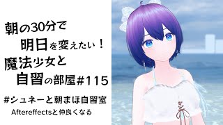【朝活】朝の30分で明日を変えたい！魔法少女と自習の時間 #115  #シュネーと朝まほ自習室