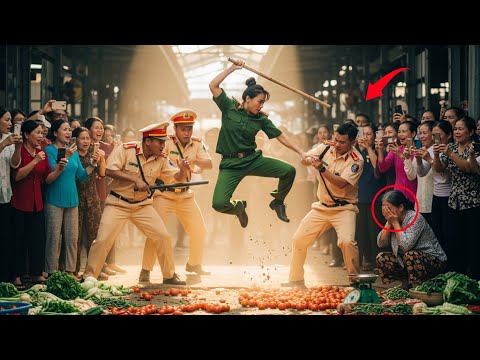 Công An Xô Đổ Gánh Hàng Của Bà Mẹ Đơn Thân Giữa Chợ – Nhưng Cái Kết Khiến Ai Cũng Im Lặng