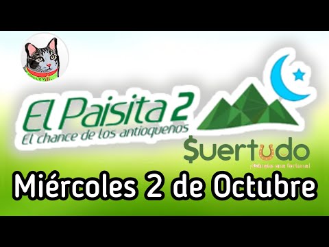 Resultado EL PAISITA 2 Miercoles 2 de Octubre de 2024