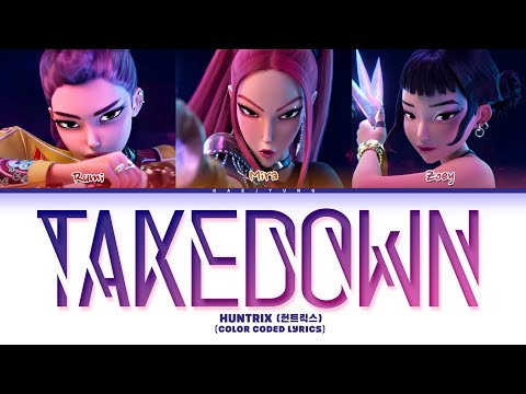 HUNTRIX (헌트릭스) 'TAKEDOWN' Lyrics (Color Coded Lyrics)