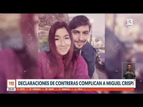 Declaraciones de Contreras complican a Miguel Crispi