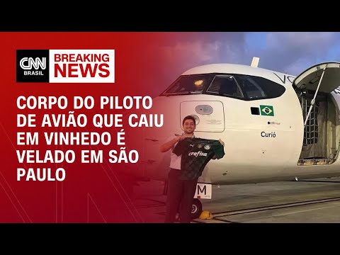 Corpo do piloto de avião que caiu em Vinhedo é velado em São Paulo | BASTIDORES CNN