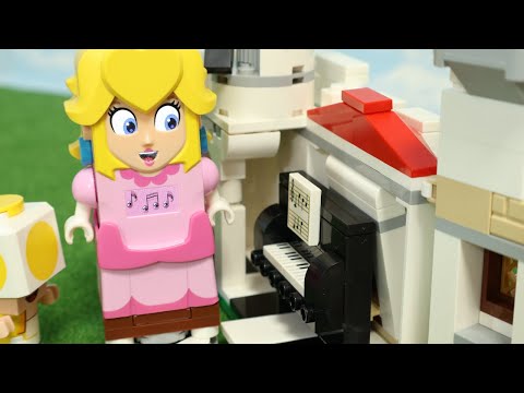 LEGO Super Mario stop motion anime !「Lego Peach's castle#3」レゴマリオ「レゴピーチ城」