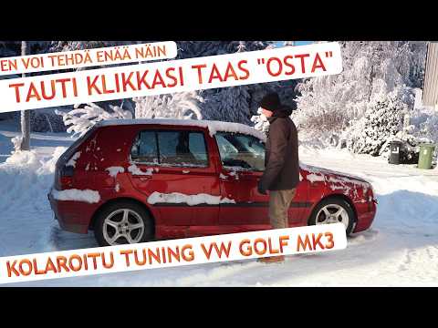 Kolaroitu VW Golf MK3 - Miksi teen tätä itselleni?