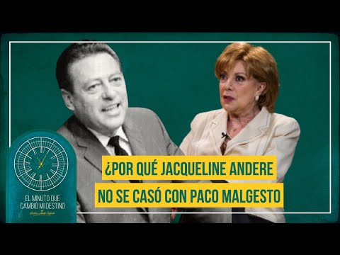 Jacqueline Andere confiesa por qué no se casó con Paco Malgesto