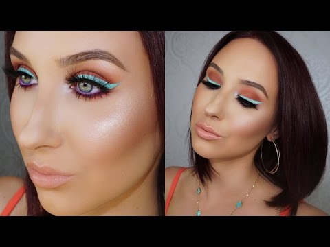 Colorful Eyeliner | Spring & Summer Makeup Tutorial