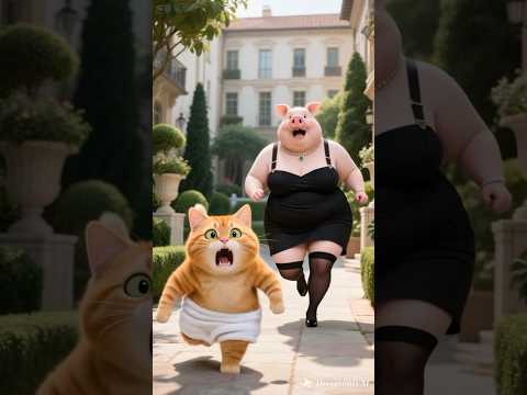 猫の動画サムネイル - 橘猫应聘被吓跑 #cat #猫 #kitten #猫咪 #kitty #猫のいる生活 #cutecat #小猫 #ai #kucing