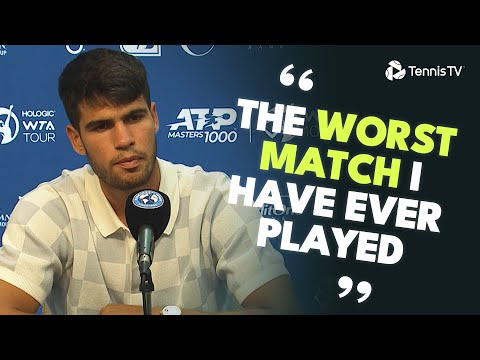 Carlos Alcaraz Reflects On His Loss To Gael Monfils | Cincinnati 2024