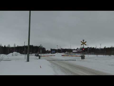 NRC Group TYO 70214 passed KÄSÄMÄ level crossing @ Liperi, Finland