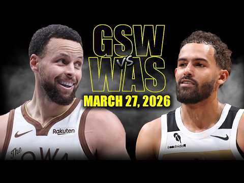 Golden State Warriors vs Washington Wizards Full Game Highlights – March 27, 2026 | NBA Season