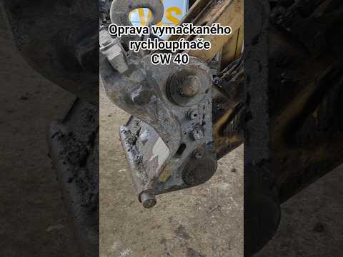 Oprava vymačkaného rychloupínačeCW 40