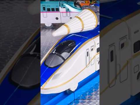 さらなる進化！シンカリオンE7かがやき　#新幹線  #プラレール