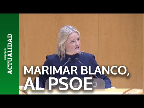 El reproche de Marimar Blanco al PSOE en el Senado