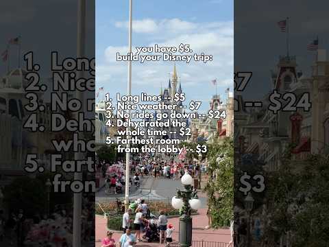 build your Disney trip 💵