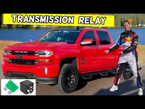 CHEVROLET SILVERADO AUTOMATIC TRANSMISSION RELAY  LOCATION REPLACEMENT 2014 2015 2016 2017 2018 2019