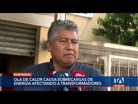 Ola de calor en Guayaquil causa daños en los transformadores eléctricos, CNEL suspende el servicio
