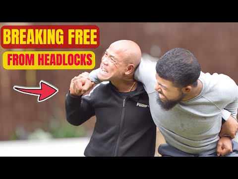 Breaking Free from Headlocks Master Wong's Techniques