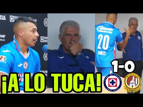 Tuca Ferretti LE ECHA MIRADITAS a Morales - Cruz Azul vs San Luis 2023