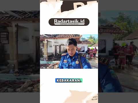 Gudang Air Kemasan di Pangandaran Terbakar