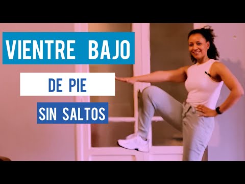 Ejercicios Para Eliminar Flacidez de VIENTRE BAJO |De PIE | 36 MIN