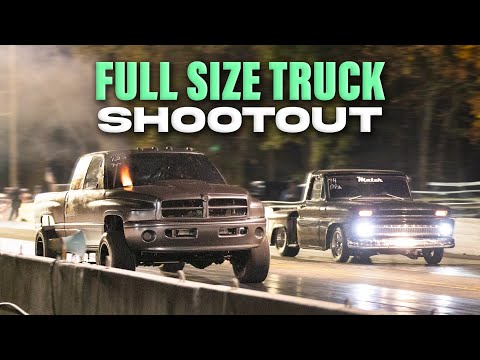 1320Video: Full-Size Truck Shootout at Jake's Drag Strip in Alabama