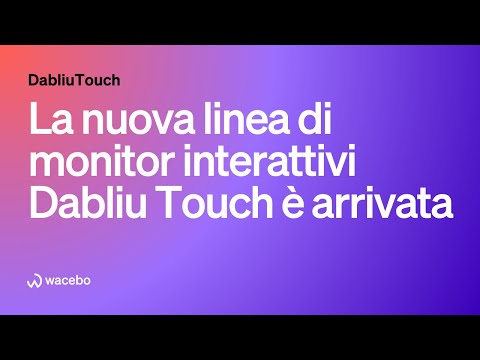 DabliuTouch 2025: scopri i nuovi monitor interattivi E1N, L1R ed E1M con Android 14–15