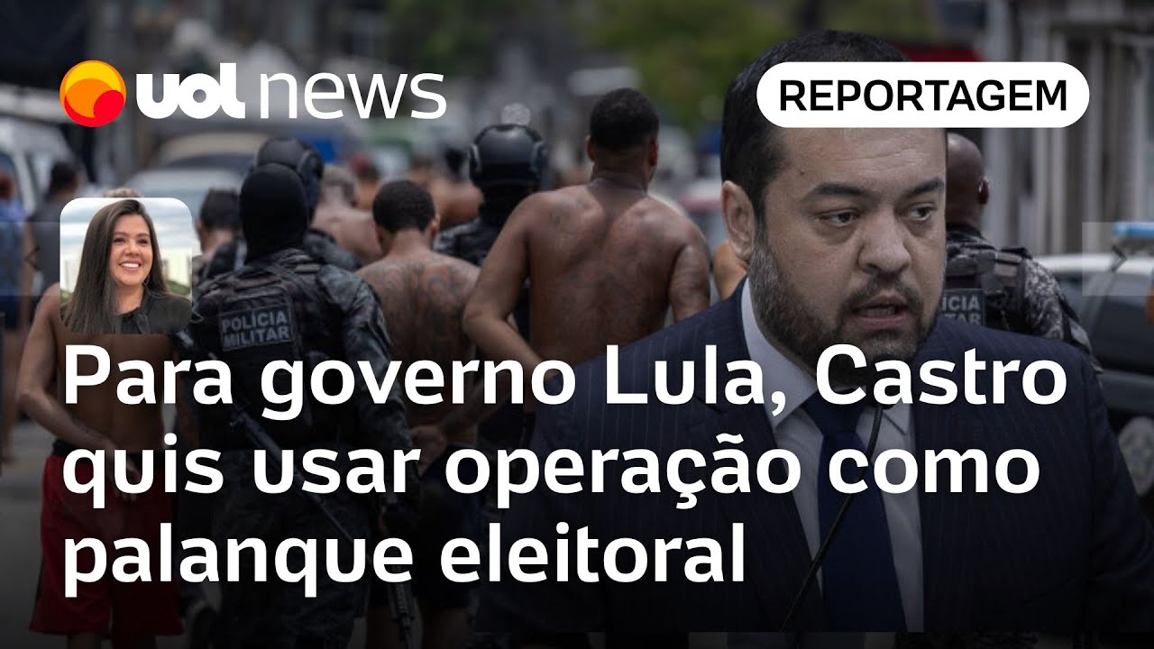 Governo Lula entende que Castro quis usar operação contra CV como palanque eleitoral | Carla Araújo  TV Online Governo Lula entende que Castro quis usar operação contra CV como palanque eleitoral | Carla Araújo