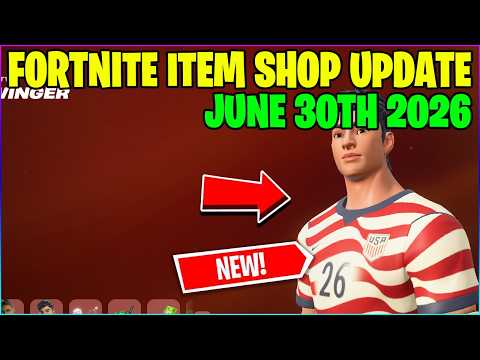 *NEW* NIKE FOOTBALL SKINS! Fortnite Item Shop [June 30th, 2026] (Fortnite Season 3)