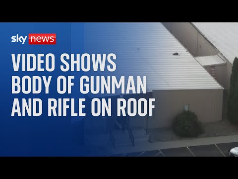 BREAKING: Footage appears to show rifle and body on roof after Trump shot