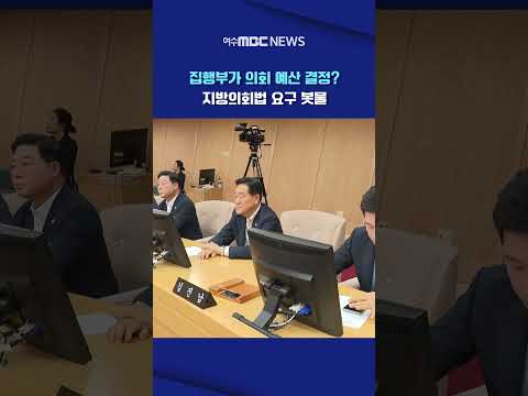 "독립·자율성 <strong>필요</strong>"...'지방의회법' 요구 봇물 #Shorts