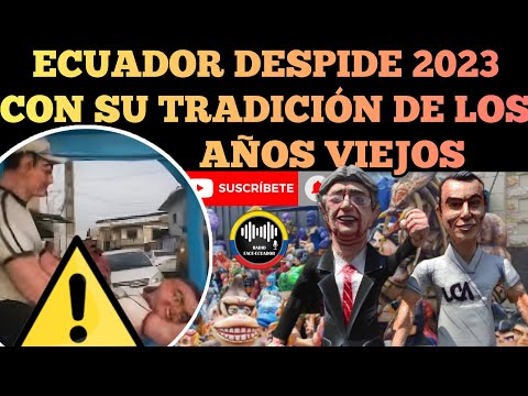 ECUADOR DESPIDE EL AÑO 2023 CON SU TRADICIÓN DE LA QU.EMA DE LOS AÑOS VIEJOS O MONIGOTES NOTICIA RFE