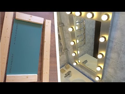 DIY Makeup Mirror With Lights