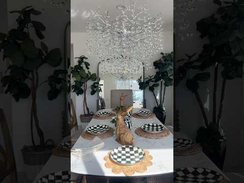 Easter Dinning Room Decor #decor#mackenziechilds#homedecor#easter#decoration#homedecorate#housetour
