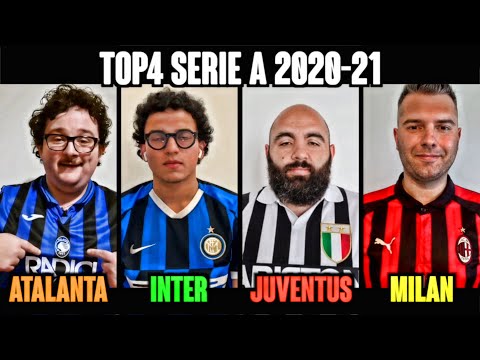 Atalanta VS Inter VS Juve VS Milan ?? TOP 4 DELLA SERIE A 2020-2021 ? INTERVISTA QUADRUPLA