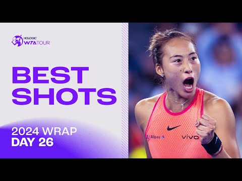 Zheng, Raducanu, Swiatek Included In 2024's Best Shots | 2024 WTA Wrap | Day 26