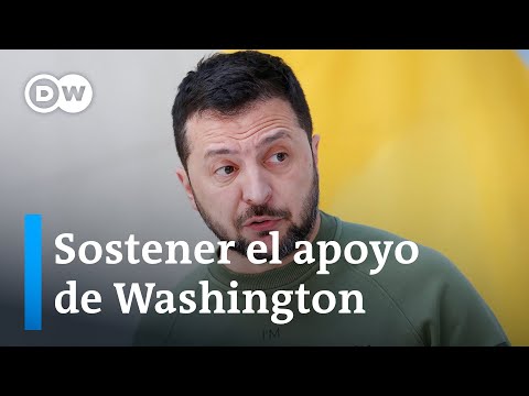 Volodímir Zelenski viaja a Washington para presionar por más apoyo a Ucrania