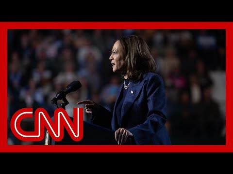 Trump missing from Harris' closing speech to voters