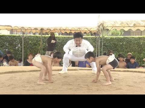 はっけよい！のこった　小学生力士が激しい攻防のわんぱく相撲　優勝者は両国国技館へ　三重・津市