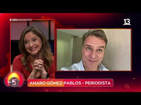 Mónica Pérez reveló las bromas que le hacía Amaro Gómez-Pablos. Los 5 Mandamientos, Canal 13.