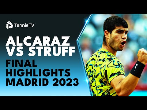 Carlos Alcaraz vs Jan-Lennard Struff For The Title 🏆 | Madrid 2023 Final Highlights