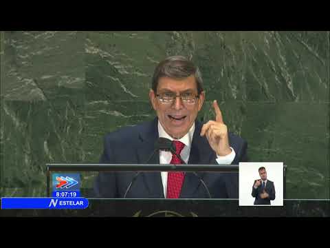 Presentó Cuba resolución contra bloqueo de EE.UU. en la ONU