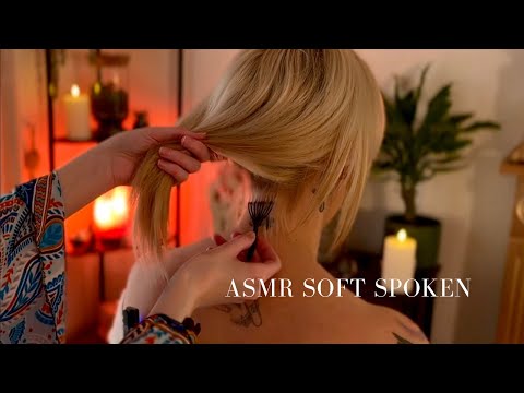 ASMR Soft Spoken Calming Hair, Scalp&Neck attention for Deep Sleep.Micro Attention -soft bird sounds