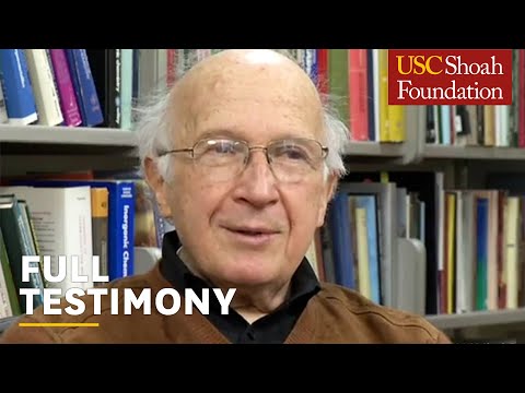 Holocaust Survivor and Nobel Prize-Winning Chemist | Roald Hoffmann | USC Shoah Foundation