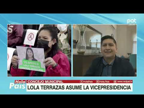 LOLA TERRAZAS ASUME LA VICEPRESIDENCIA DEL CONCEJO MUNICIPAL DE SANTA CRUZ