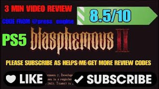 Vido-Test : Blasphemous 2  3 Min Video Review