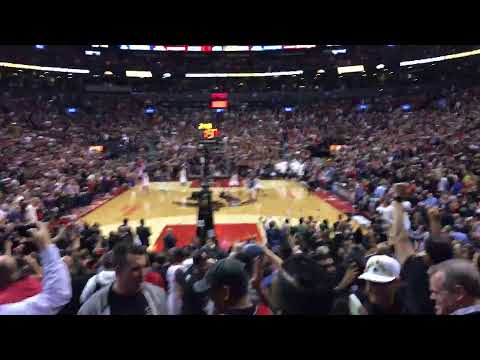 Kyle Lowry last minute 3 pointer to seal game 1 NBA Finals 2019 Raptors vs Warriors