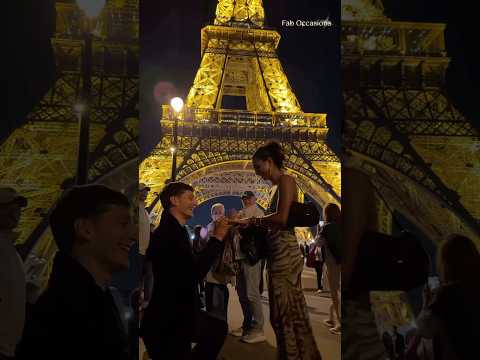 Romantic Proposal Infront of Eiffel Tower | <strong>Couple</strong> Goals | <strong>Love</strong> Story | Wedding Ring | Paris <strong>Love</strong>